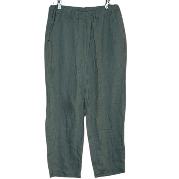 Quince 100% linen Pants Wide Leg Sage Size XS Minimalist Coastal - Picture 1 of 7